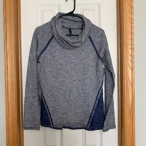 Kuhl Blue Cocoon Cowl Detail Sweatshirt Size Medium
